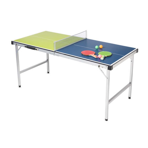 HearthSong PickUpAndGo Mini Foldable Indoor/Outdoor Table Tennis